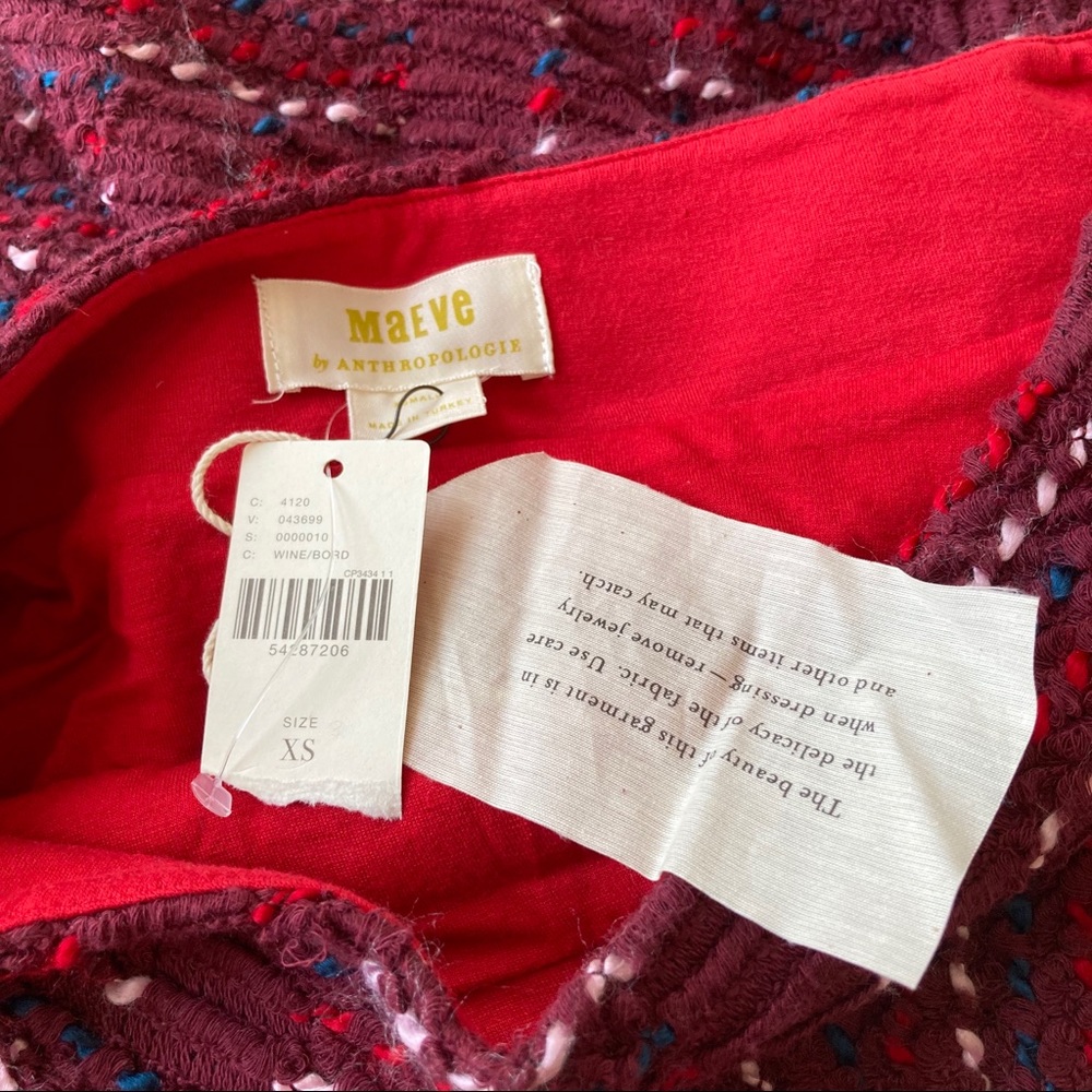Anthropologie Maeve textured midi skirt, NWT - Picture 10 of 10